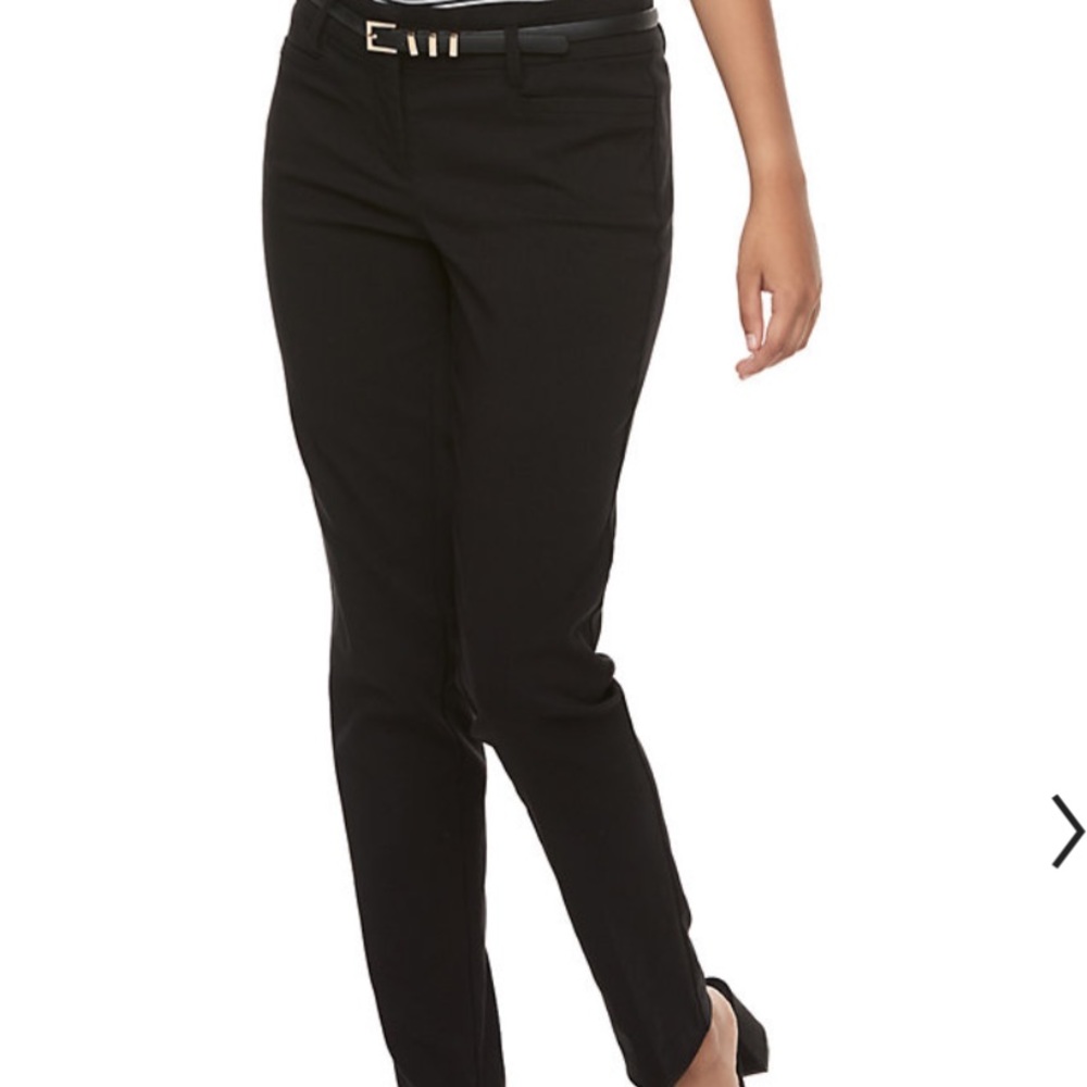 New without tags skinny black dress pants Candie’s